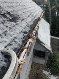 Gutter cleaning in Winter - Boston Gutter Solutions