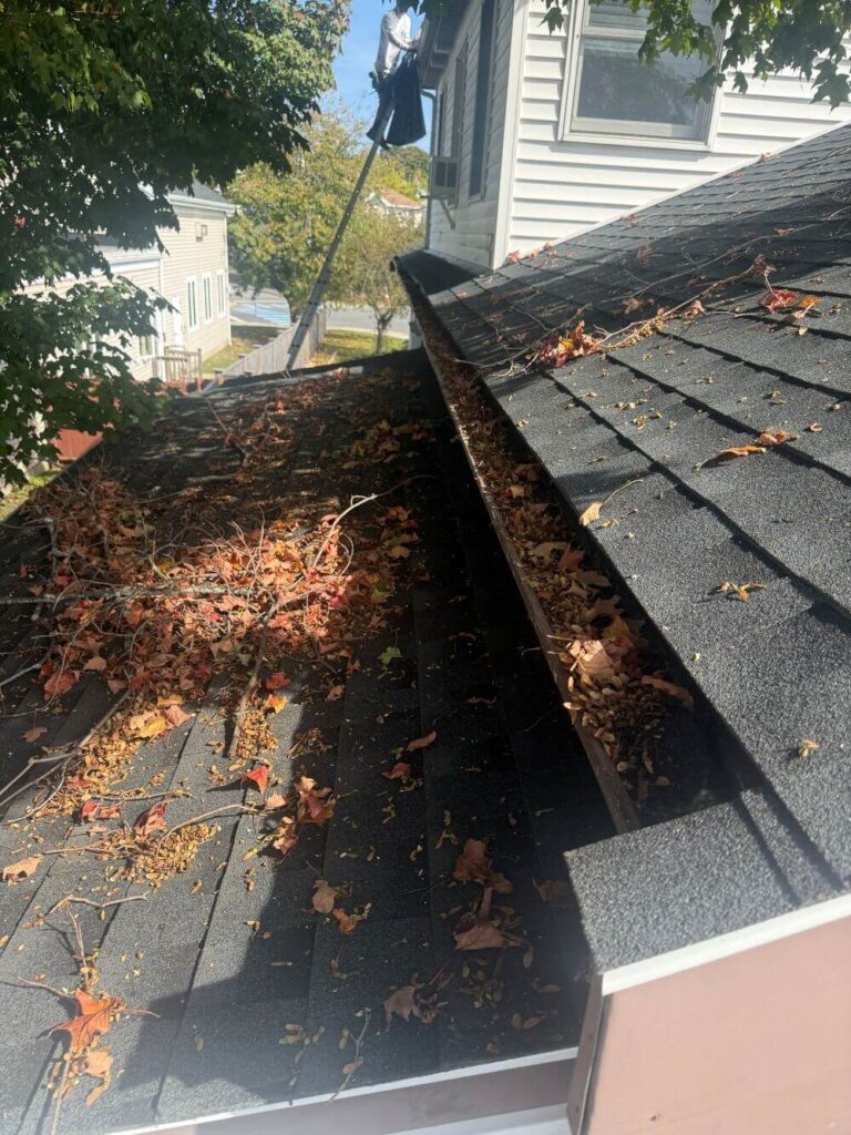 example of full gutters - Boston Gutter Solutions